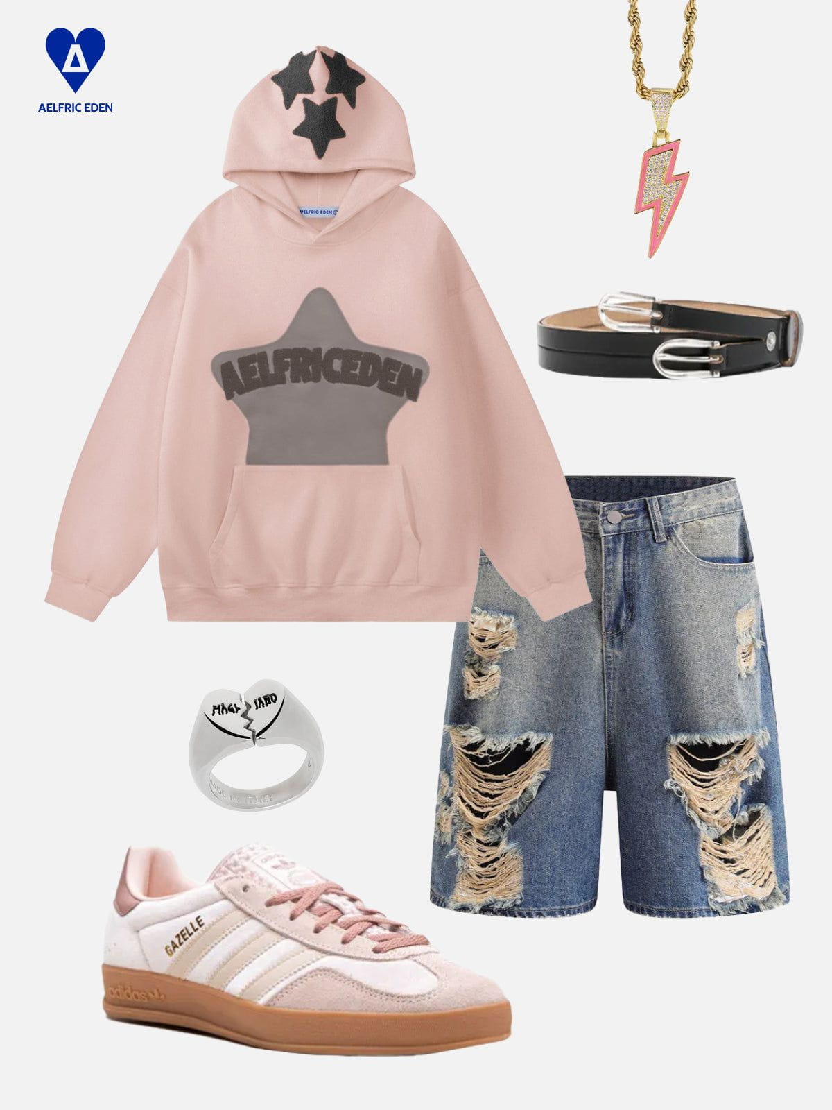 Aelfric Eden Vintage Embroidery Eden Star Hoodie - Image 3