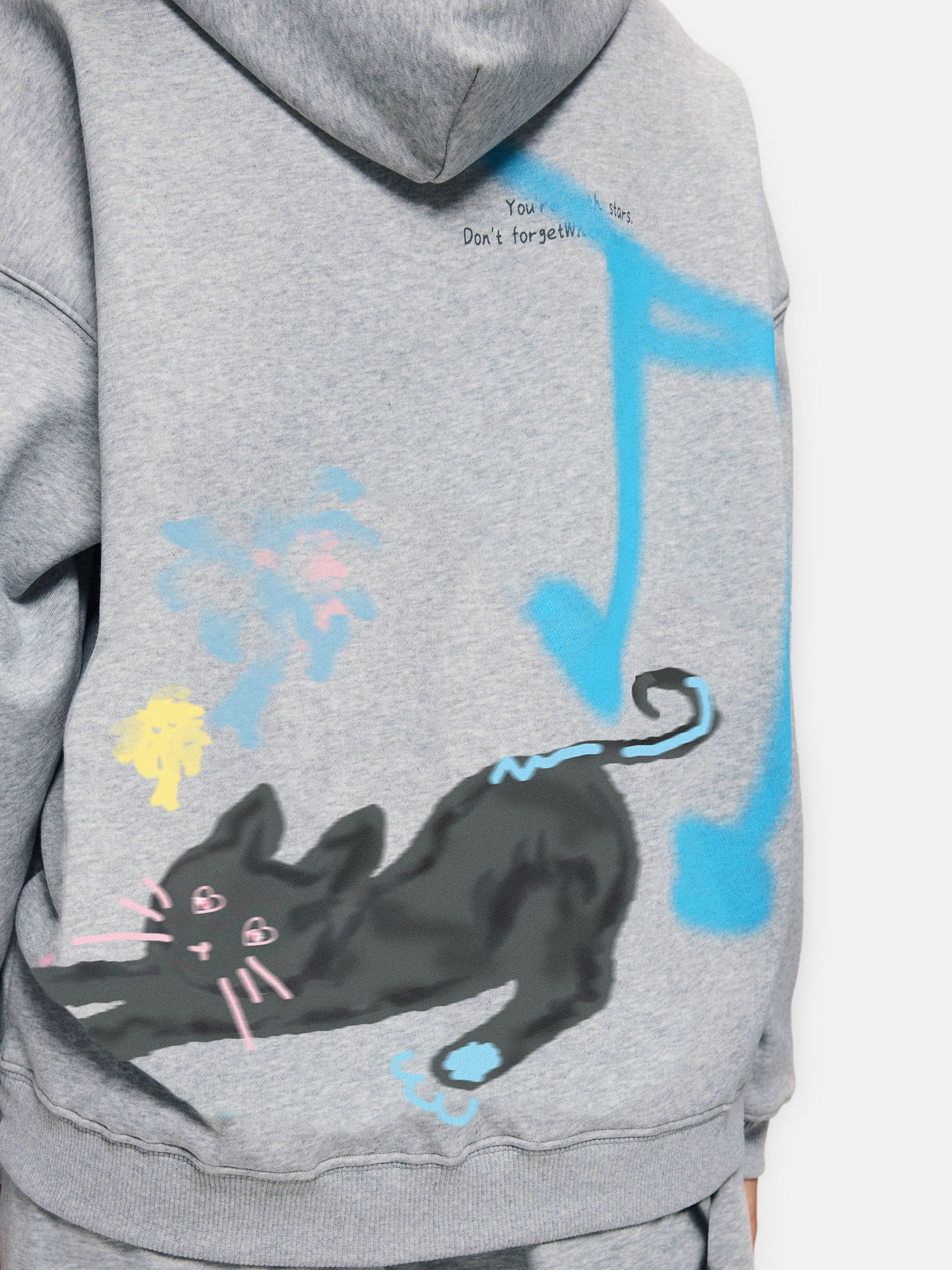 Aelfric Eden Cartoon Floral Graphic Hoodie - Image 4