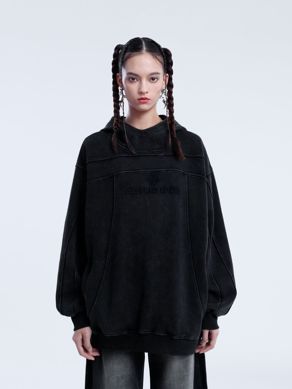 Aelfric Eden Ace of Spades Washed Pullover Hoodie - Image 10