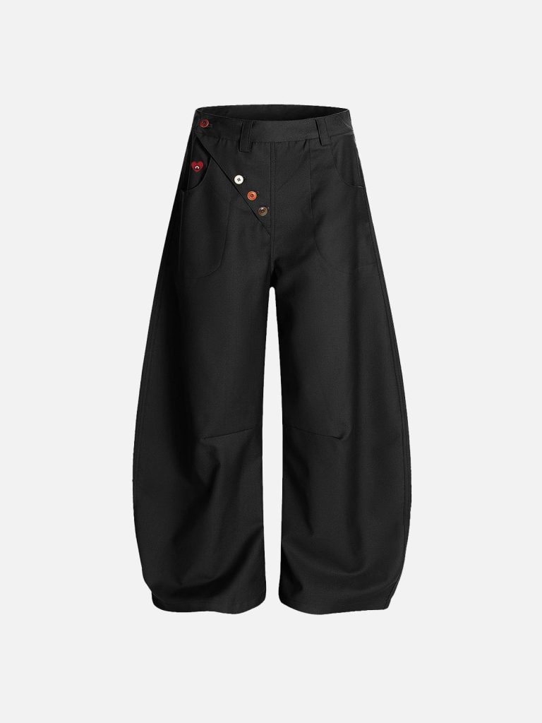 Aelfric Eden Colorful Button Baaggy Barrel Pants