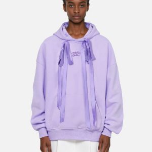 Aelfric Eden Cherry Bow Embroidery Pullover Hoodie