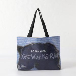 Burn Graphic Tote Bag