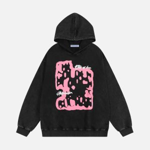 Aelfric Eden Abstraction Graphic Washed Hoodie