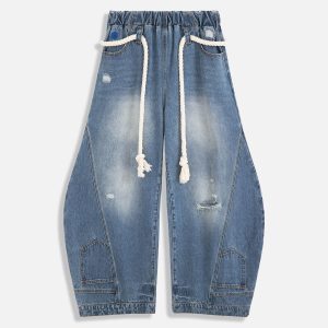 Aelfric Eden Reverse Super Baaggy Barrel Jeans