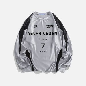 Aelfric Eden Silver Patchwork Sweatshirt