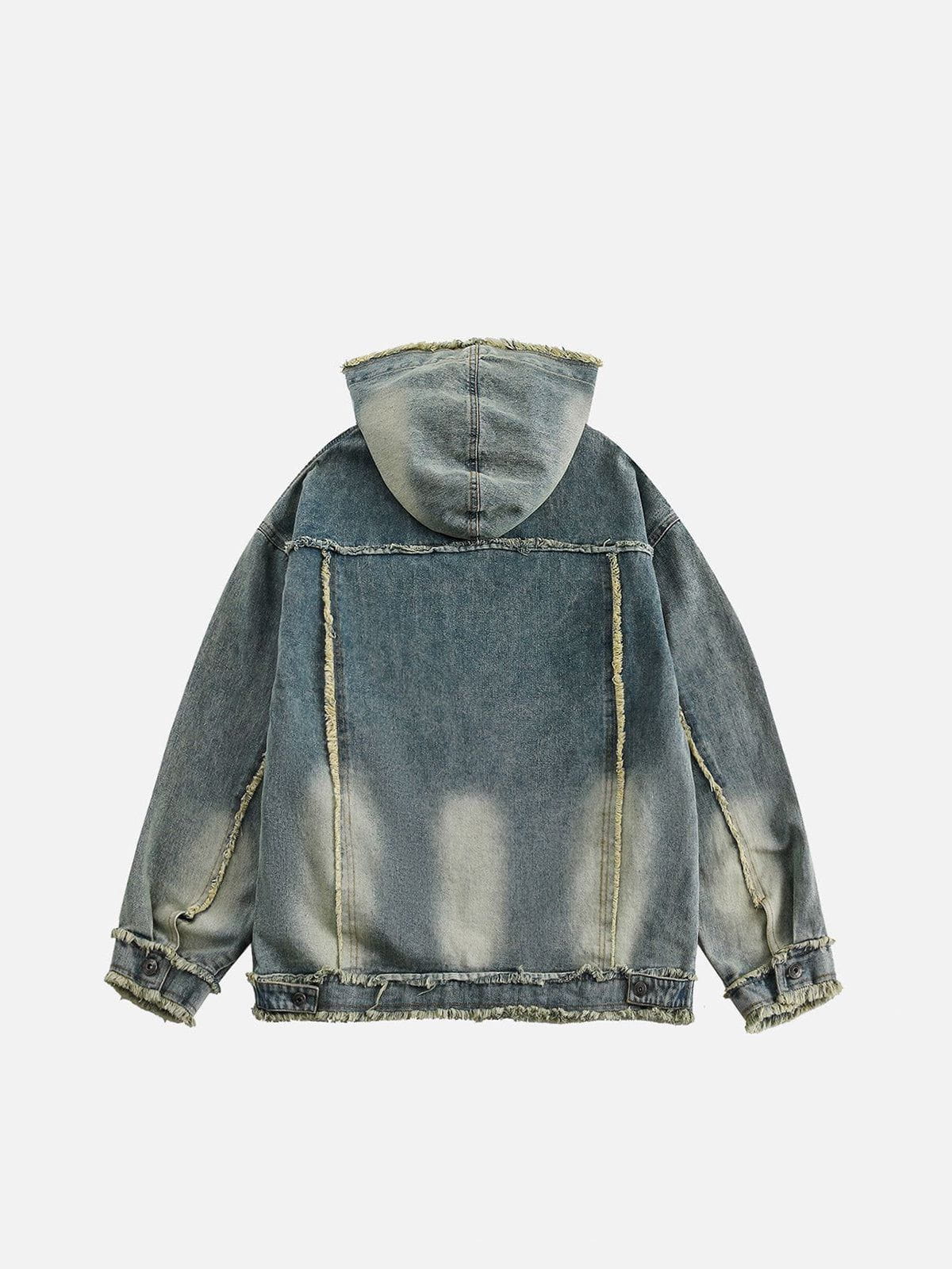 Aelfric Eden Denim Washed Hoodie - Image 11