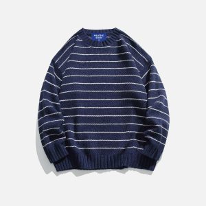 Aelfric Eden Stripes Pattern Sweater