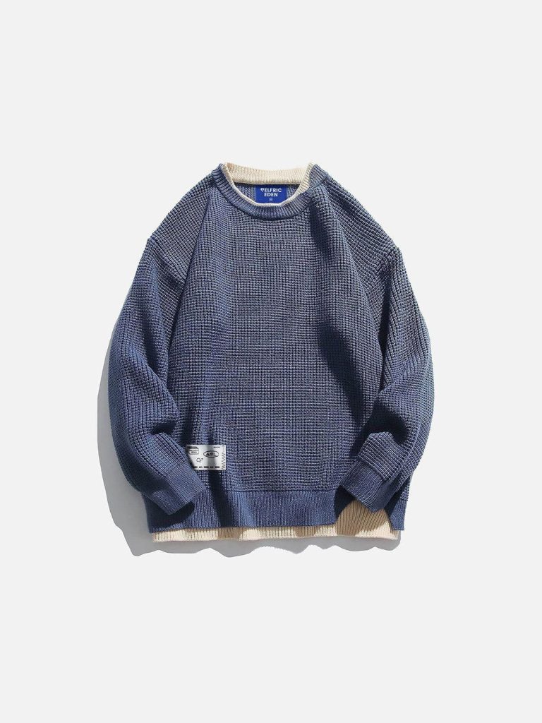 Aelfric Eden Waffle Layered Sweater