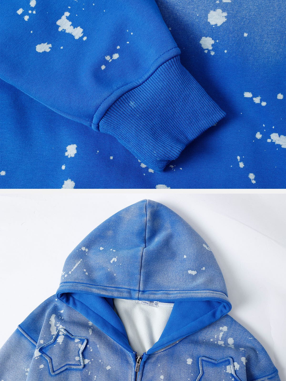 Aelfric Eden Star Patch Gradient ZIP UP Hoodie - Image 6