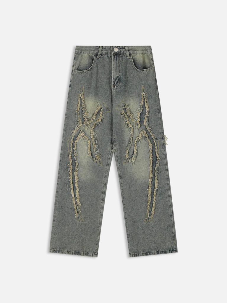 Aelfric Eden Washed Fringe Jeans