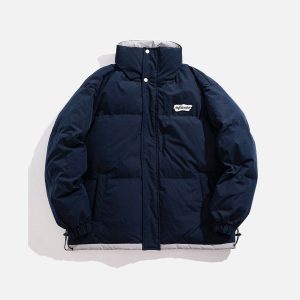 Aelfric Eden Badge Solid Puffer Down Coat
