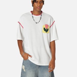 Aelfric Eden Crochet Floral Pocket Tee