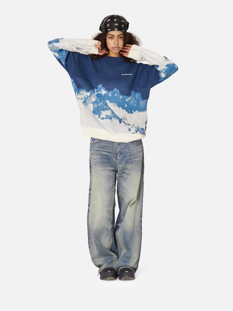 Aelfric Eden Fade  Baaggy Jeans