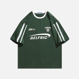 Aelfric Eden Star Emblem Letter Graphic Tee