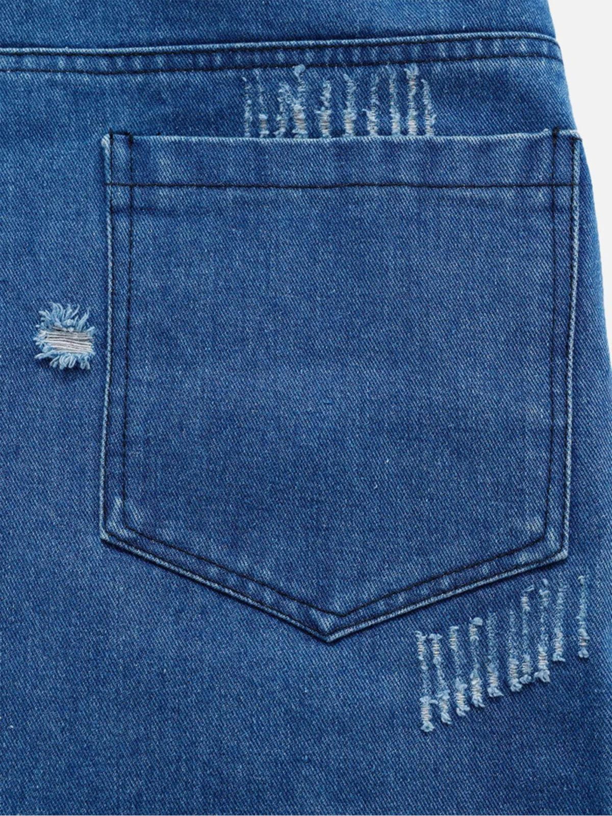 Aelfric Eden Denim Patchwork Sweatpants - Image 10