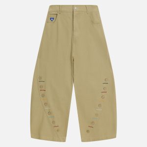 Aelfric Eden Button Baaggy Barrel Pants