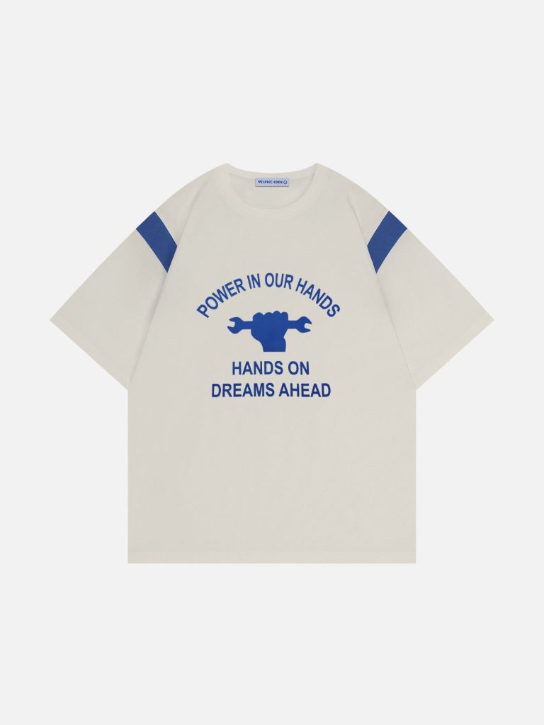 Aelfric Eden Cotton Color Blocking Tee