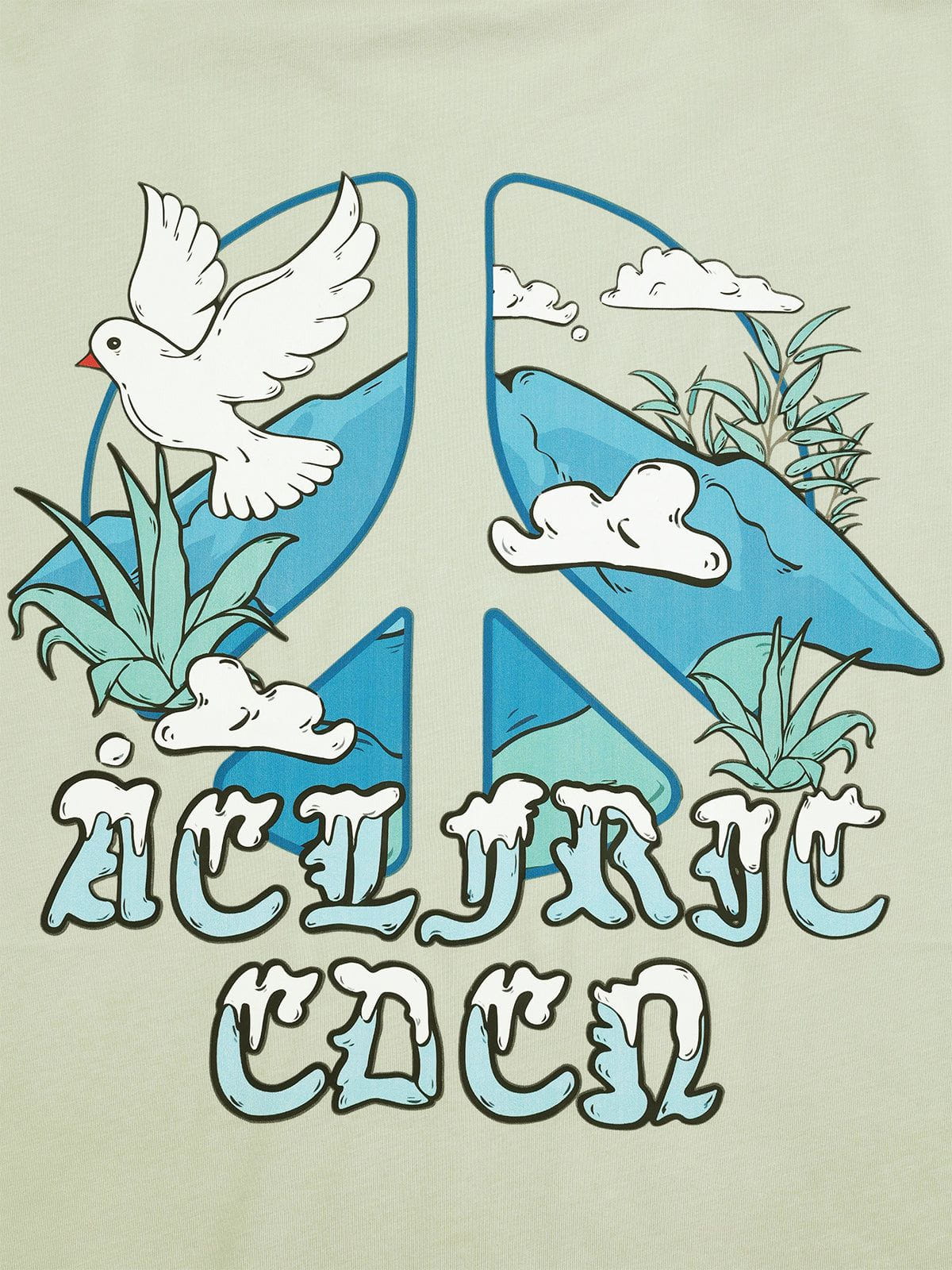 Aelfric Eden Peace Pigeon Graphic Tee - Image 4