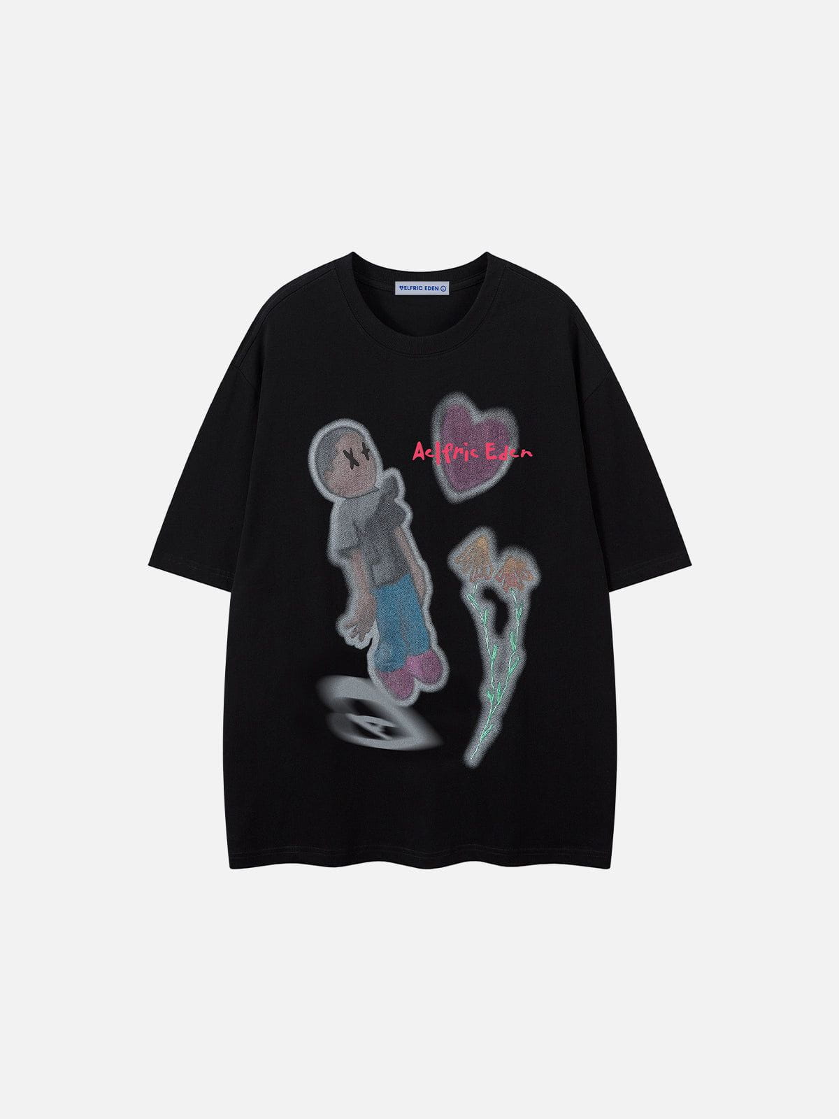 Aelfric Eden Blurry Cartoon Graphic Tee