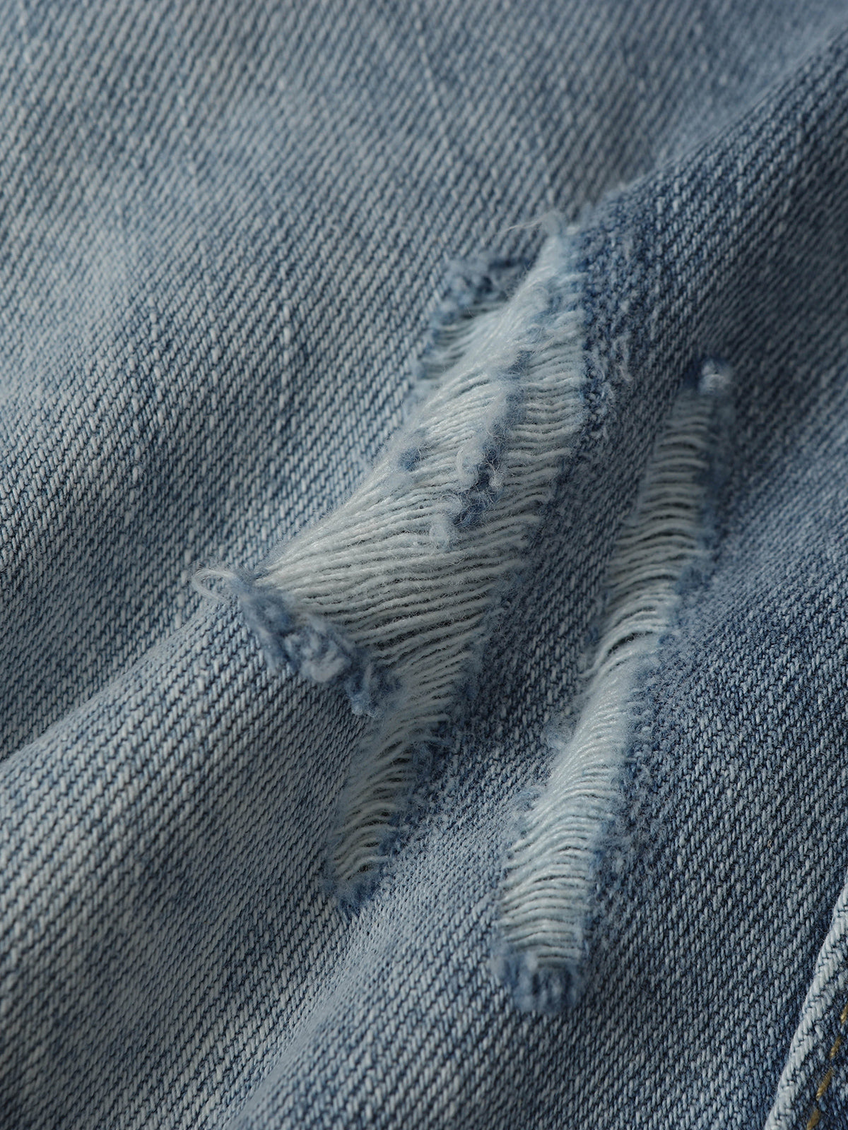 Aelfric Eden Washed Distressed Longline Barrel Jorts - Image 5