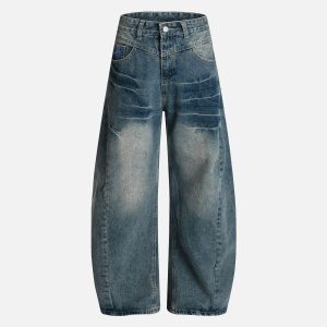 Aelfric Eden Washed Barrel Jeans