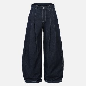 Aelfric Eden Pleated Barrel Jeans