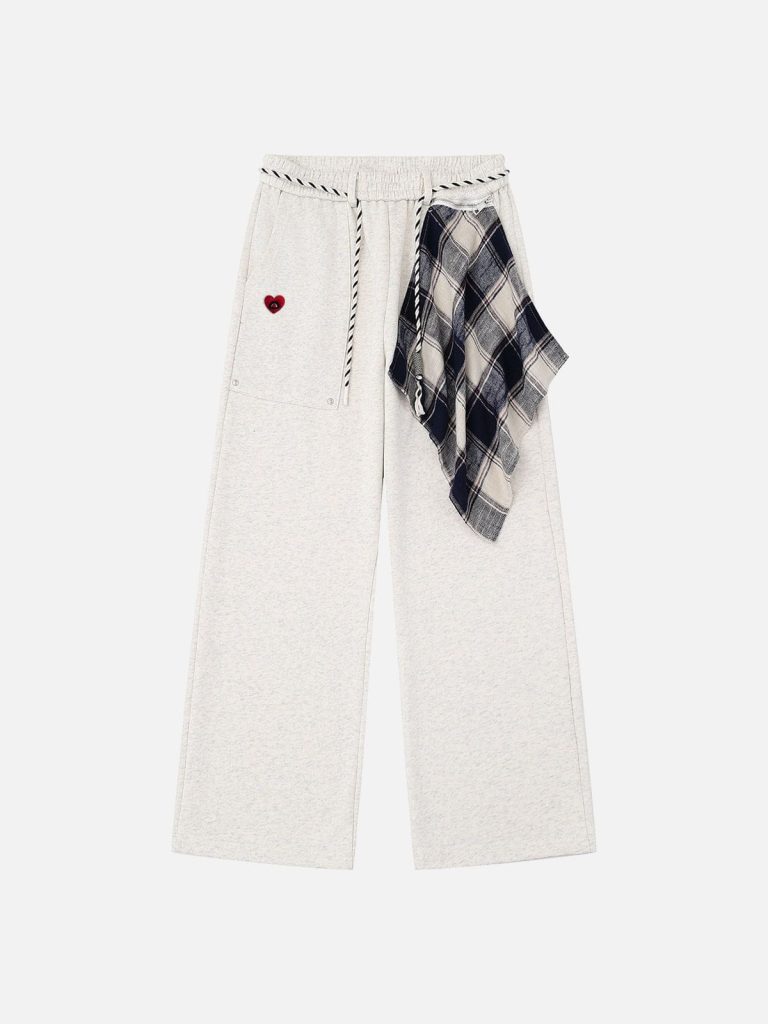 Aelfric Eden Plaid Kerchief Baaggy Sweatpants
