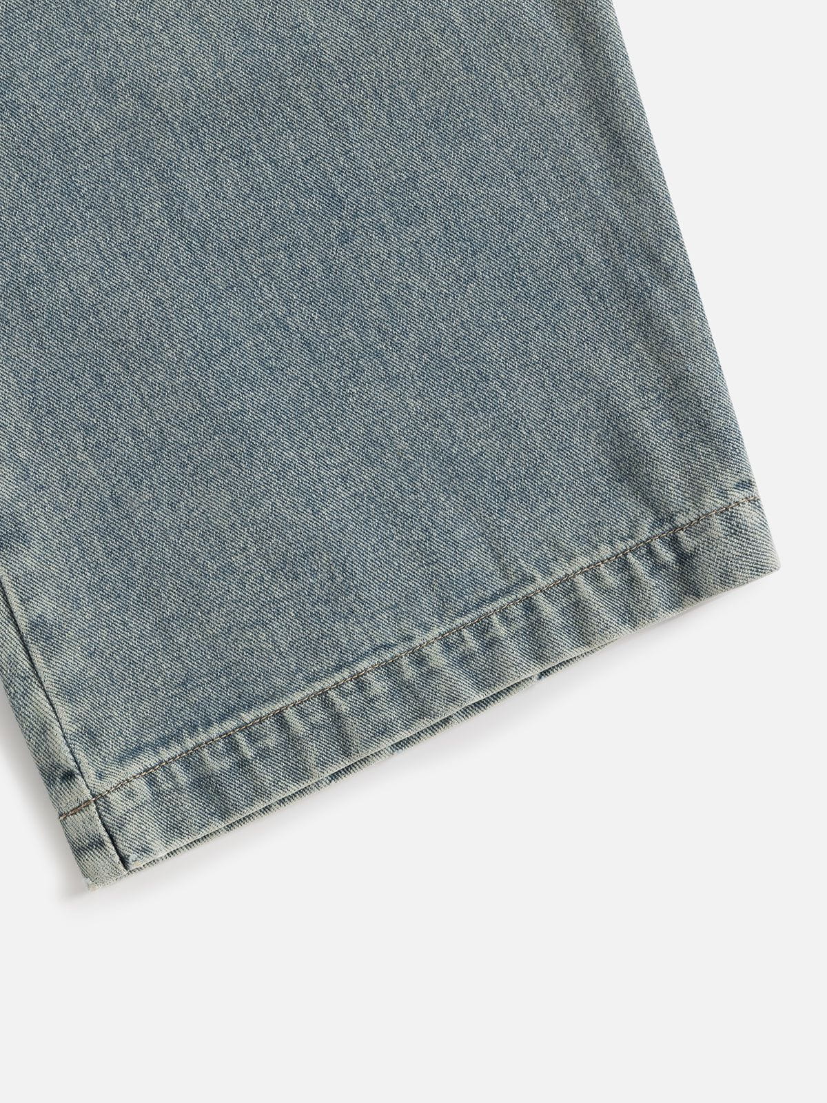 Aelfric Eden Polka Dot Double Waist Super Baaggy Barrel Jeans - Image 7