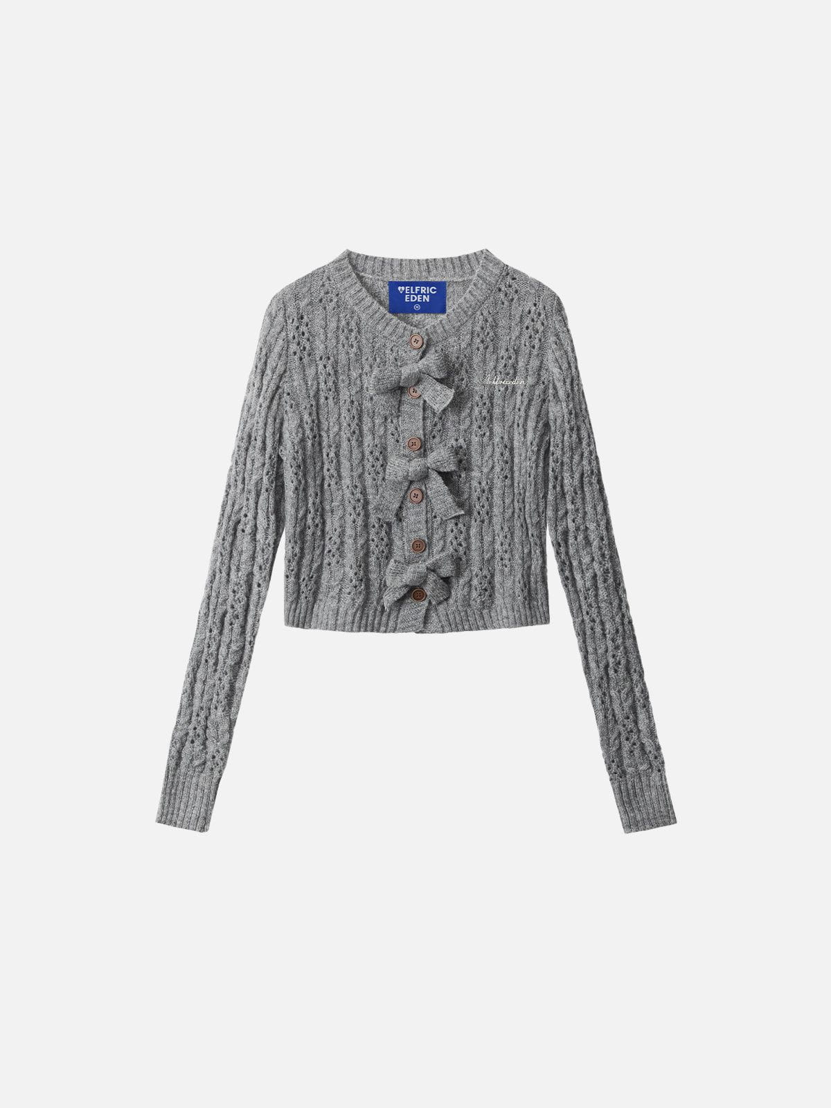 Aelfric Eden Bow Cropped Cardigan