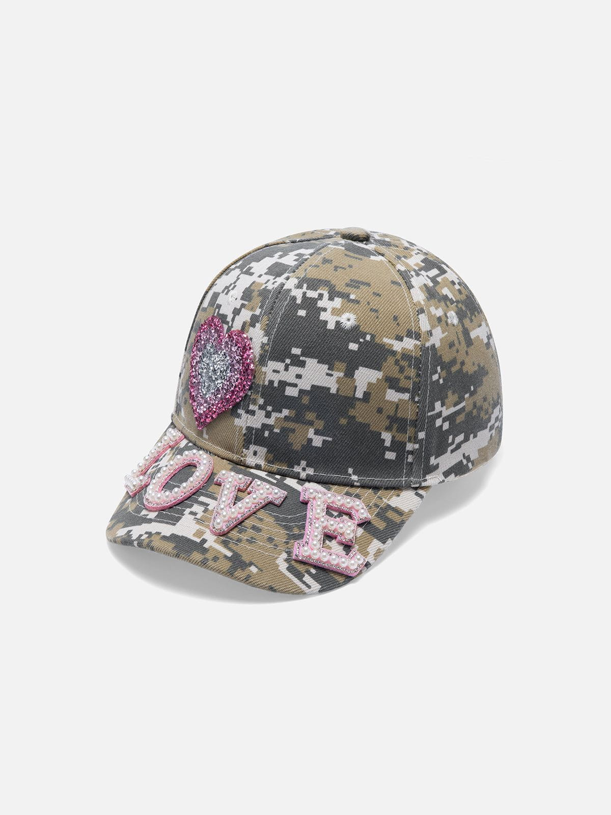 Rhinestone CAMO Cap