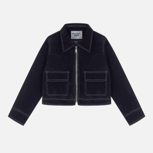 Aelfric Eden Stitch Suede Boxy Jacket