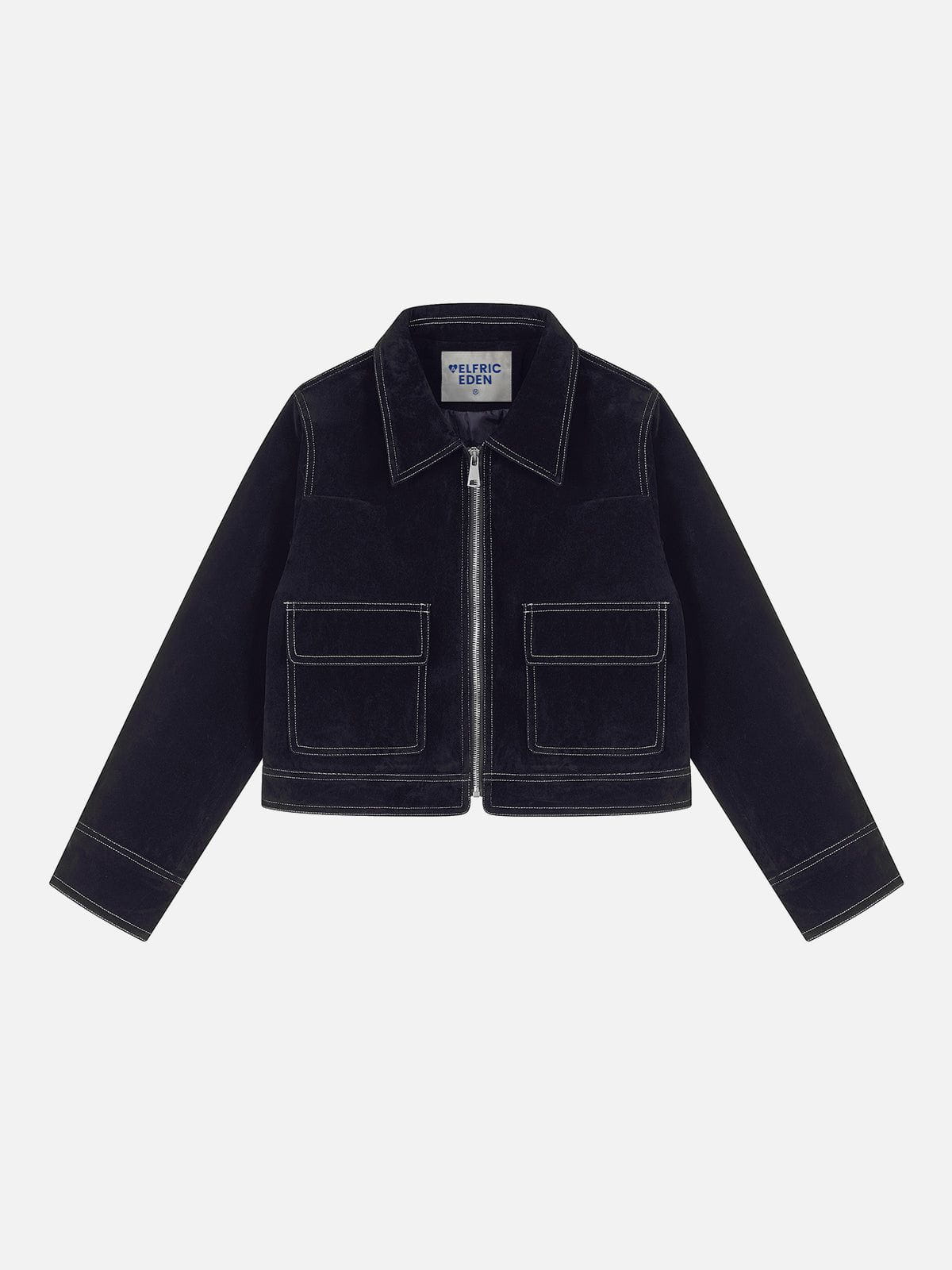 Aelfric Eden Stitch Suede Boxy Jacket