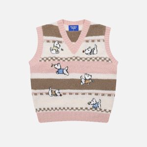 Aelfric Eden Embroidery West Highland White Terrier Sweater Vest