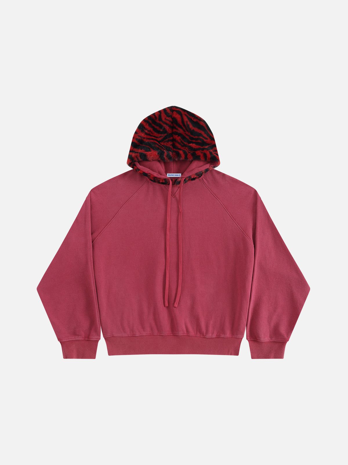 Aelfric Eden Leopard Patchwork Pullover Hoodie - Image 2