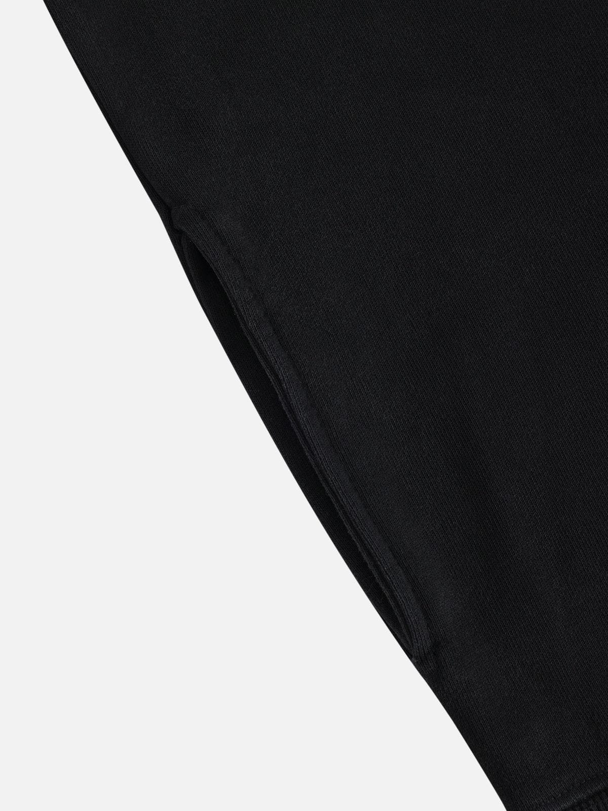 Aelfric Eden Leopard Patchwork Pullover Hoodie - Image 6