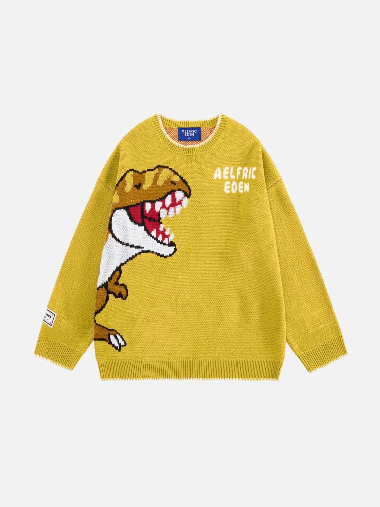 Aelfric Eden Hand Drawn Dinasour Sweater