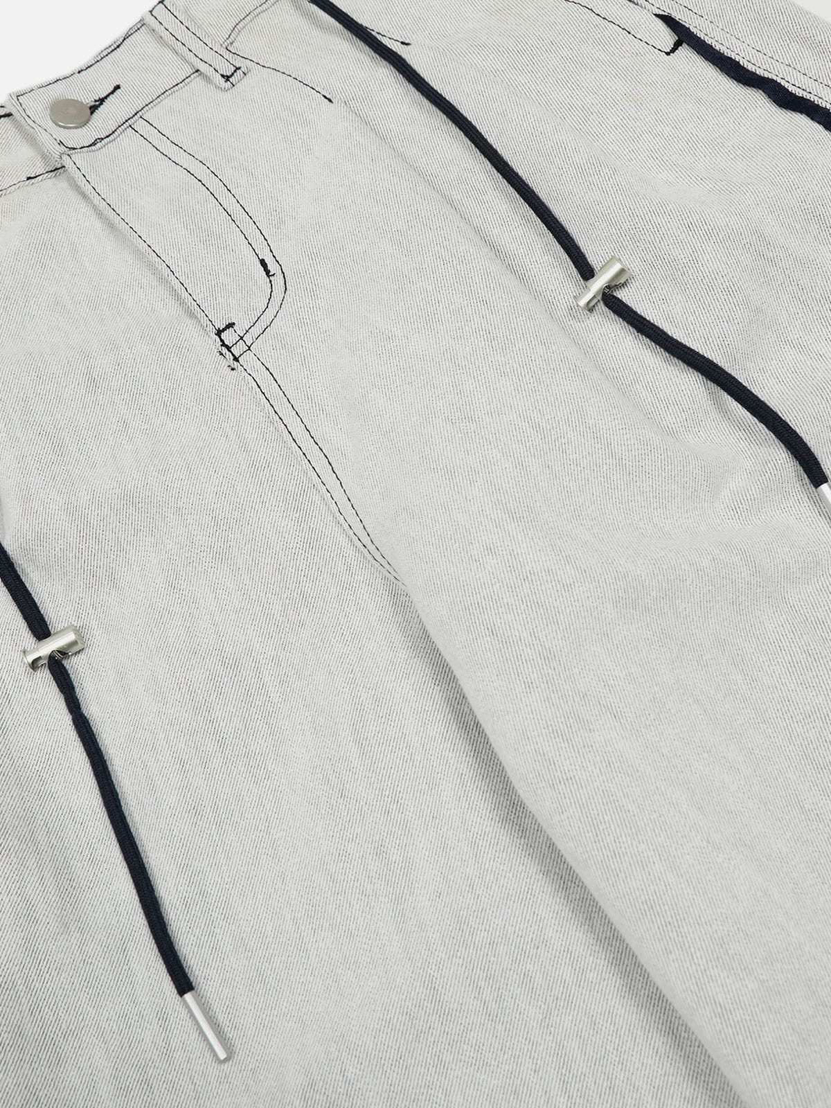 Aelfric Eden Deconstructive Patchwork Jeans - Image 4