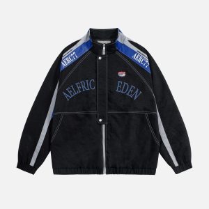 Aelfric Eden Color Blocking Racing Jacket