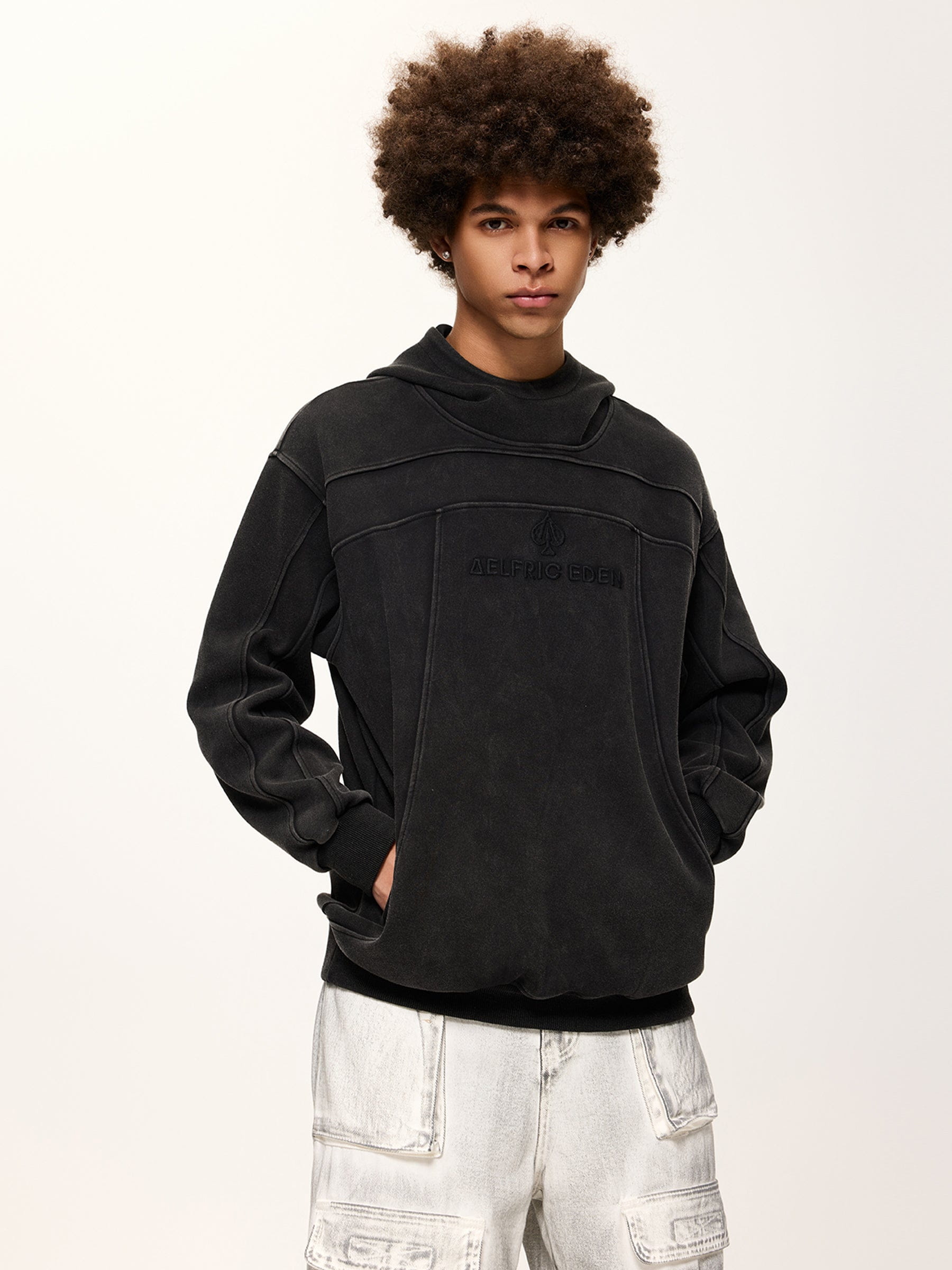 Aelfric Eden Ace of Spades Washed Pullover Hoodie - Image 3