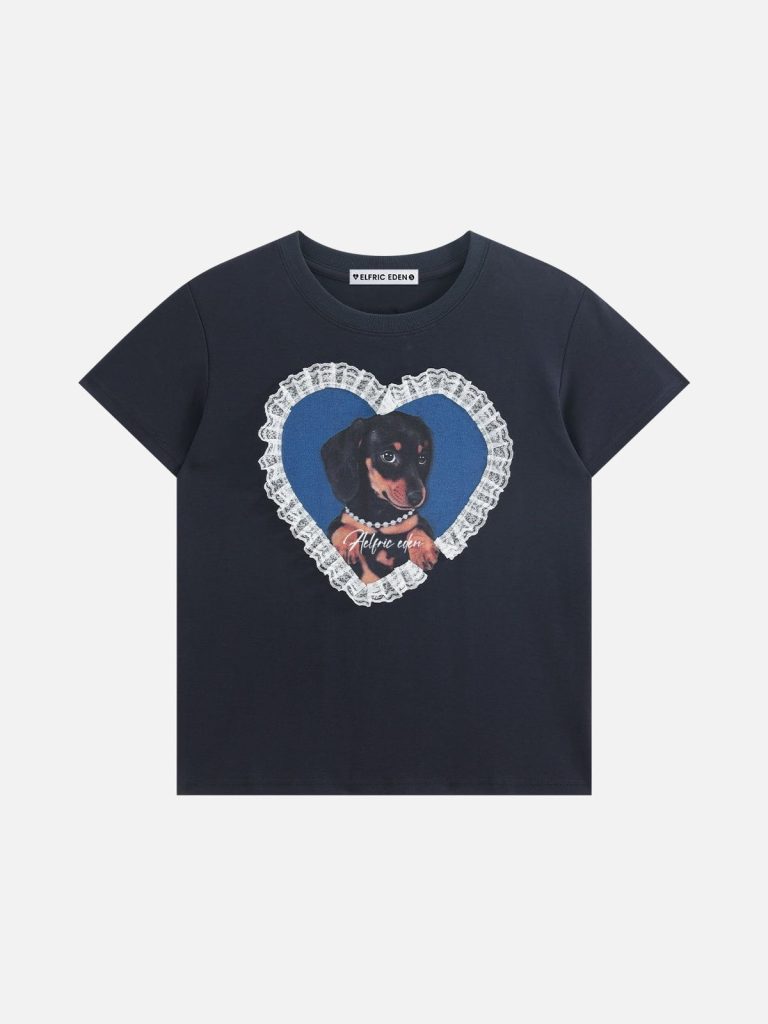 Aelfric Eden Lace Dog Boxy Tee