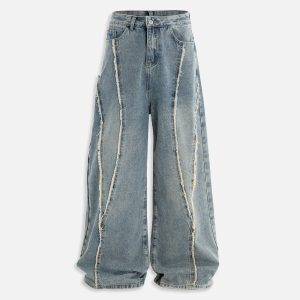Aelfric Eden Fringe Baaggy Jeans