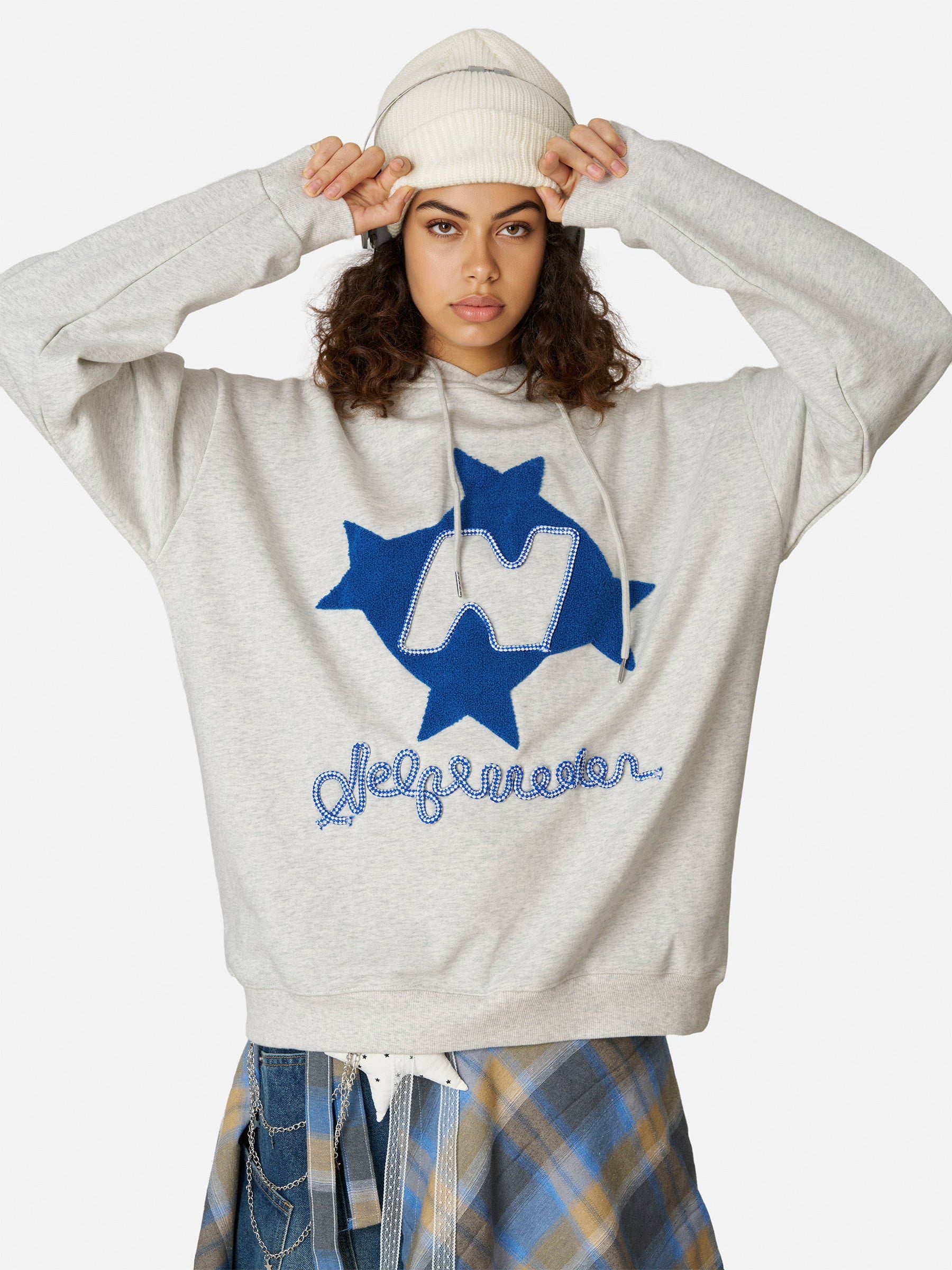 Aelfric Eden Stellaris Embroidered Hoodie - Image 2