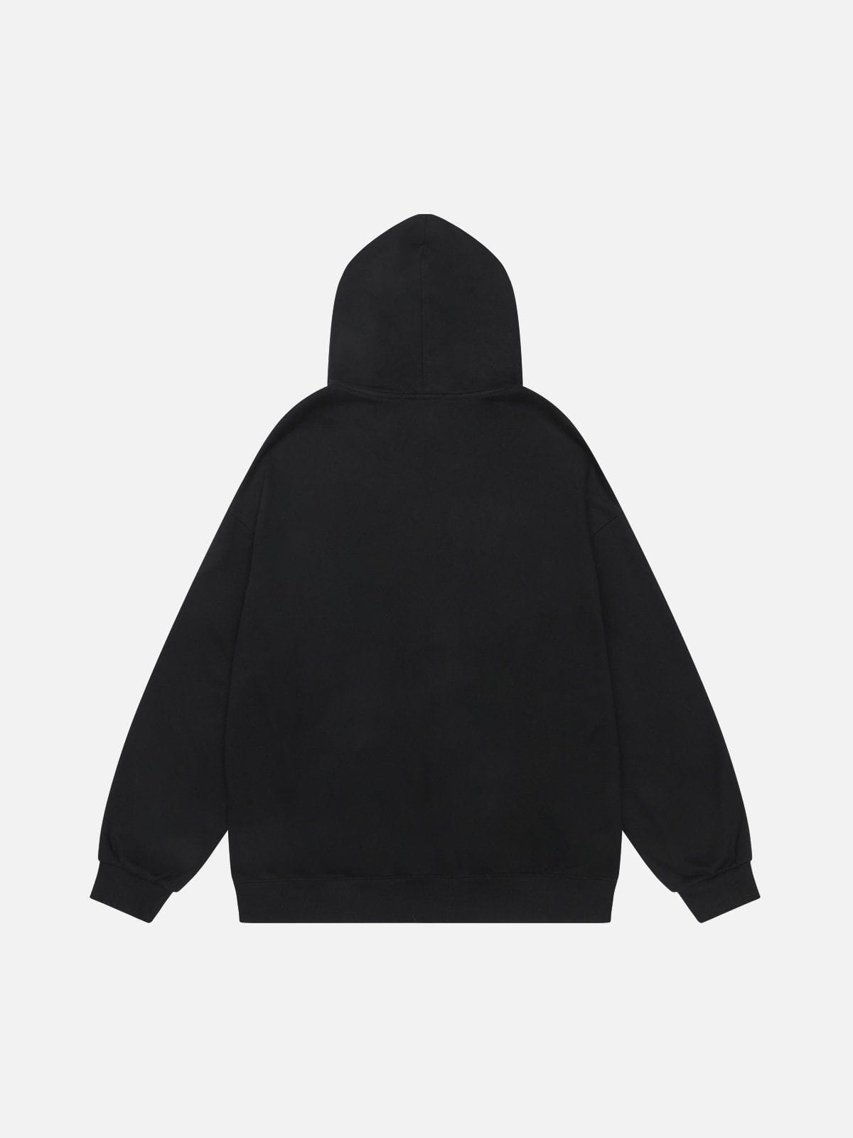 Aelfric Eden Skeleton Bear Graphic Pullover Hoodie - Image 3