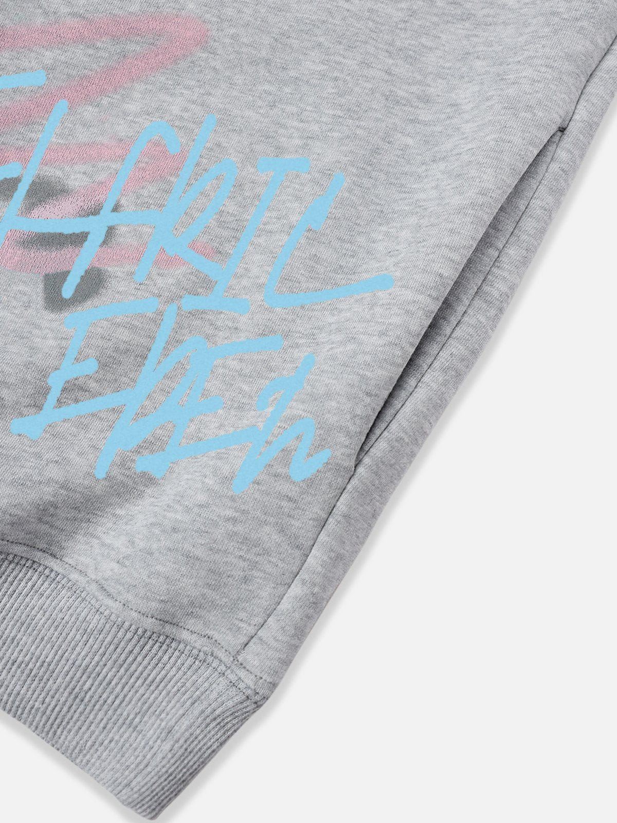 Aelfric Eden Cartoon Floral Graphic Hoodie - Image 8