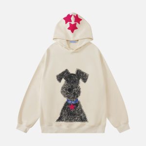 Aelfric Eden Graffiti Dog Eden Star Hoodie