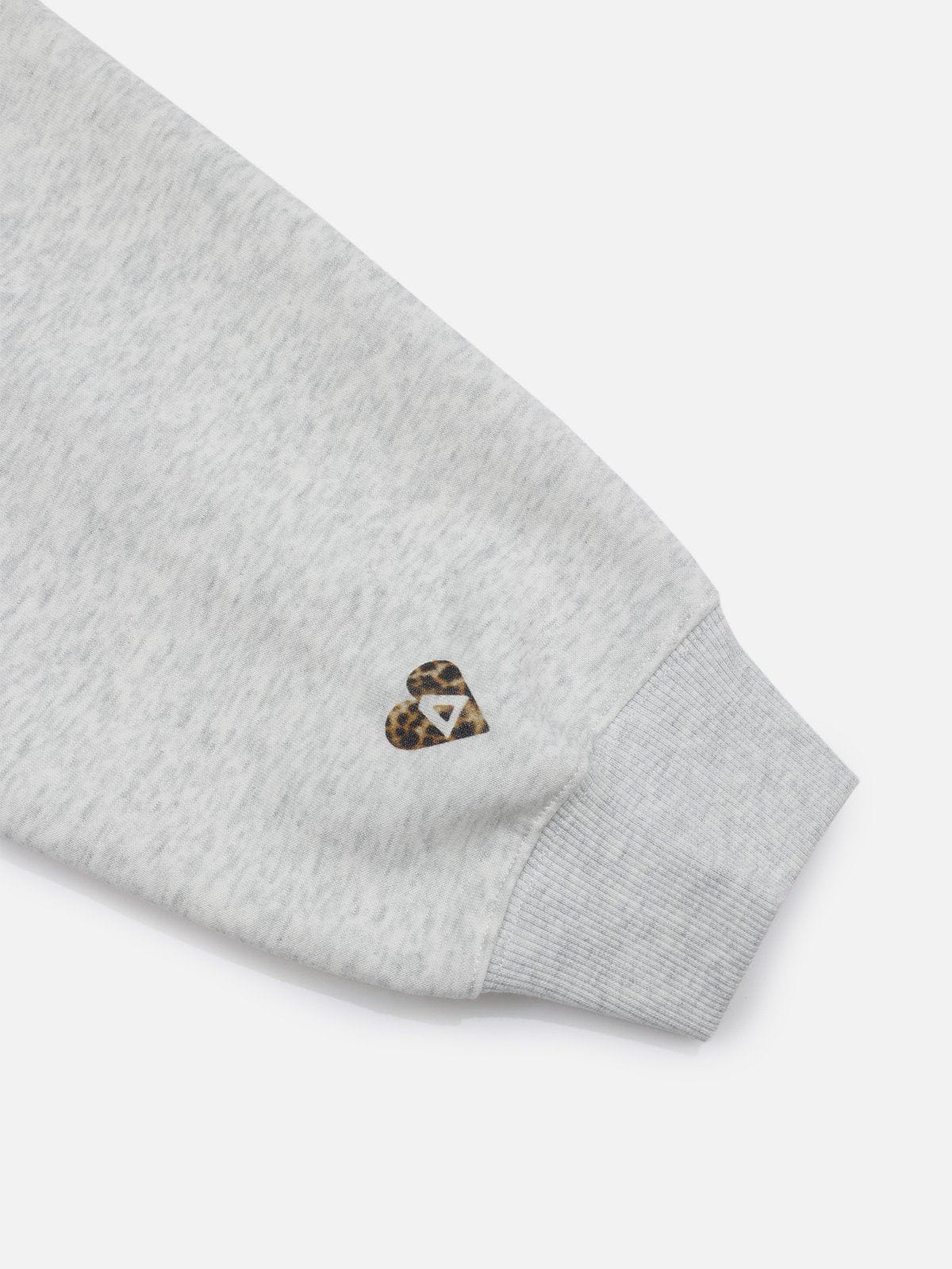 Aelfric Eden Leopard Graphic Patchwork Hoodie - Image 7