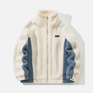 Aelfric Eden Color Block Sherpa Coat