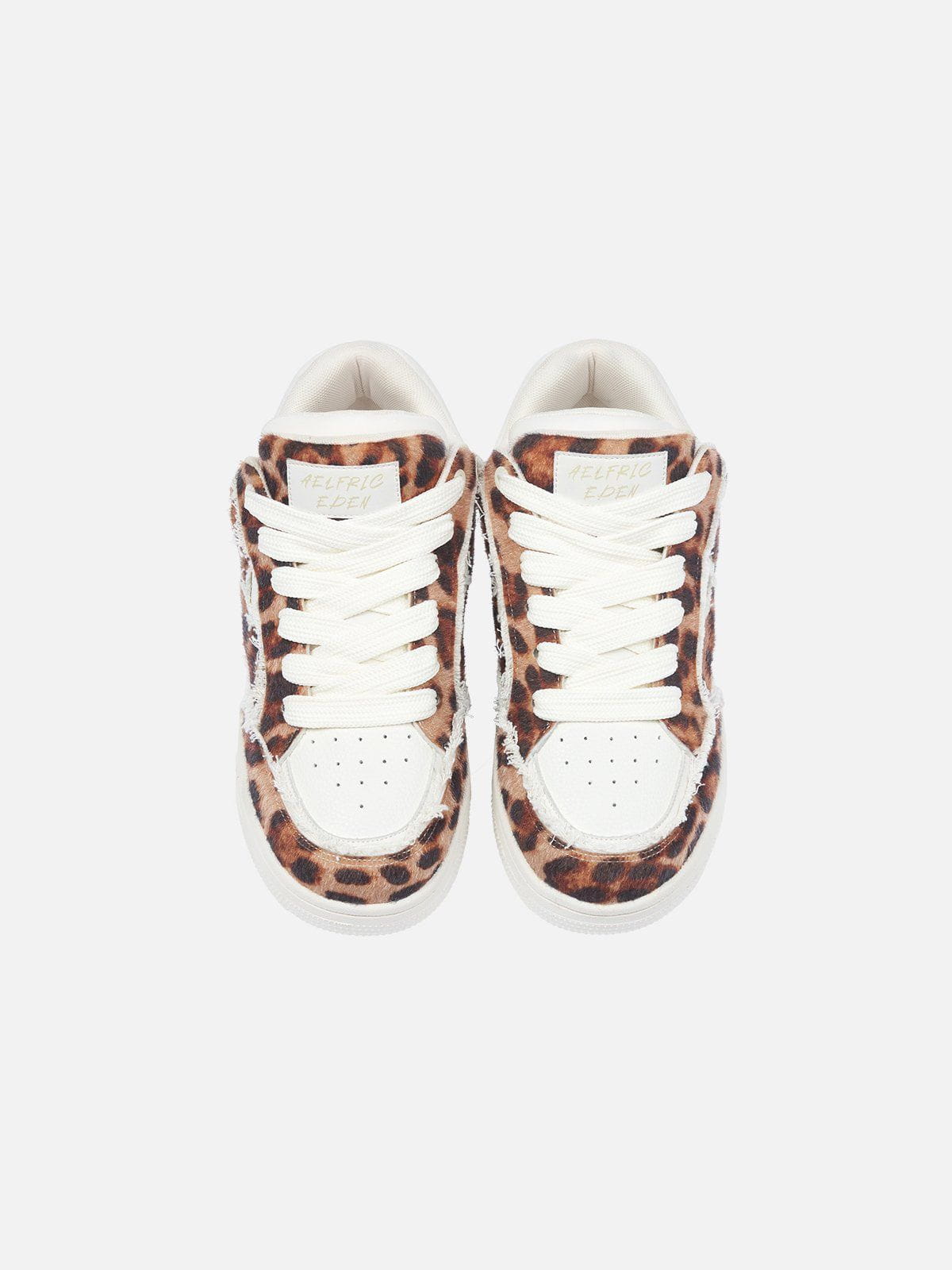 StarryClimb Leopard Patchwork Skate Shoes - Image 4