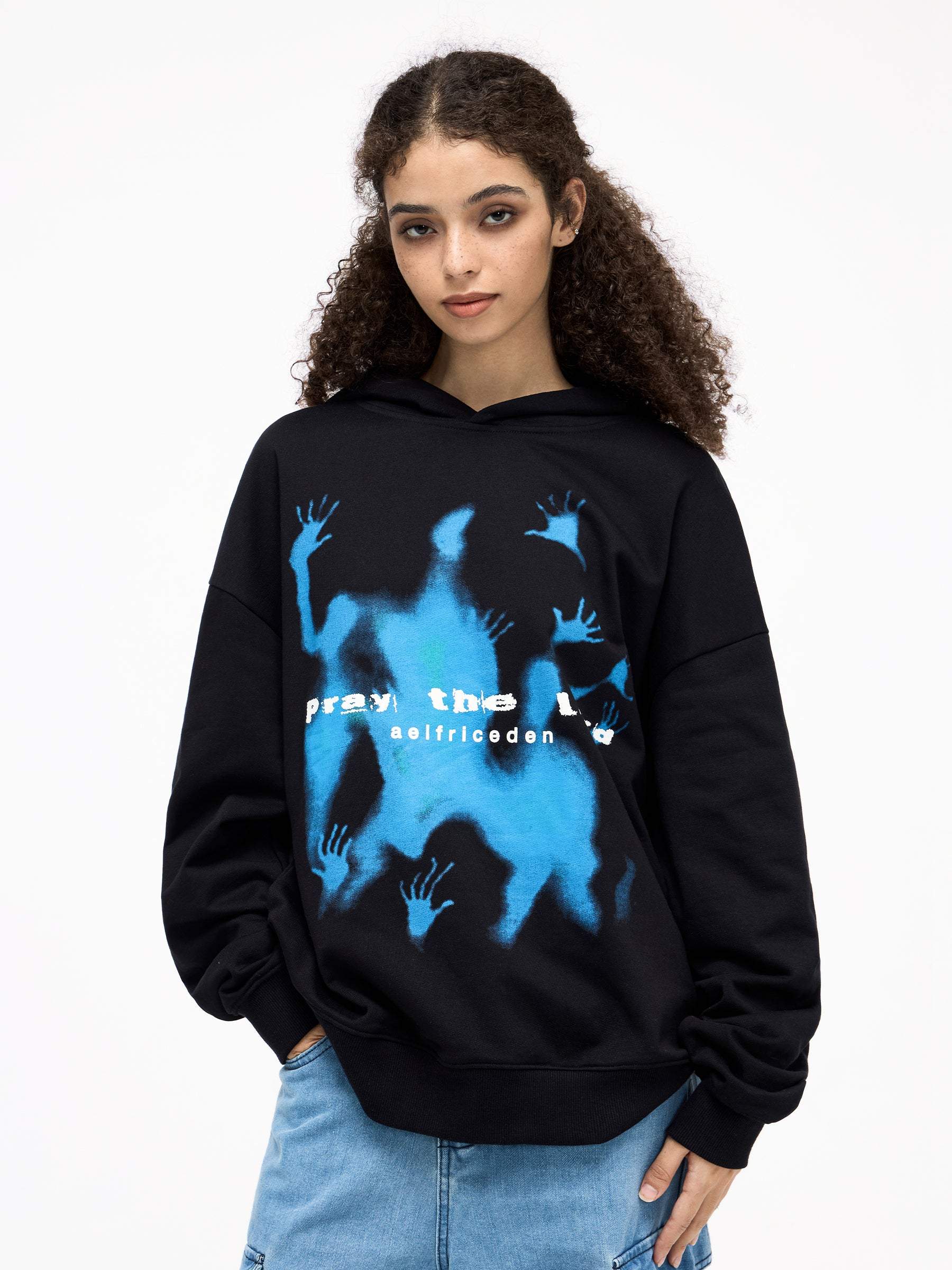 Aelfric Eden Abstraction Shadow Graphic Hoodie - Image 3