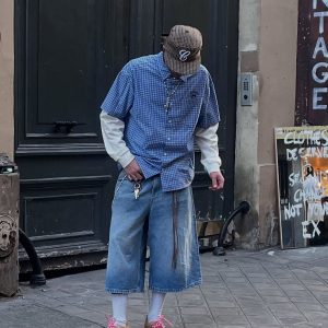 Aelfric Eden Plaid Layered Long Sleeve Shirt